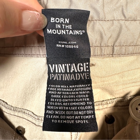 KÜHL Revolvr UberKÜHL Stretch Hiking Pants Gorpcore Straight Leg Khaki 30x30 - Picture 6 of 14